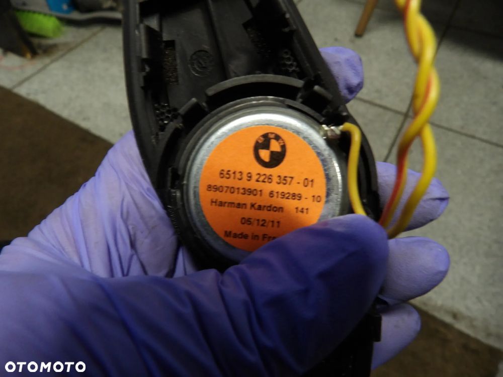 BMW - F12 - KOMPLET GŁOŚNIKÓW - DEMONTAŻ - ORYGINAŁ - 9169688  9169687  9226357  9169690  9169693  9184795 - 4