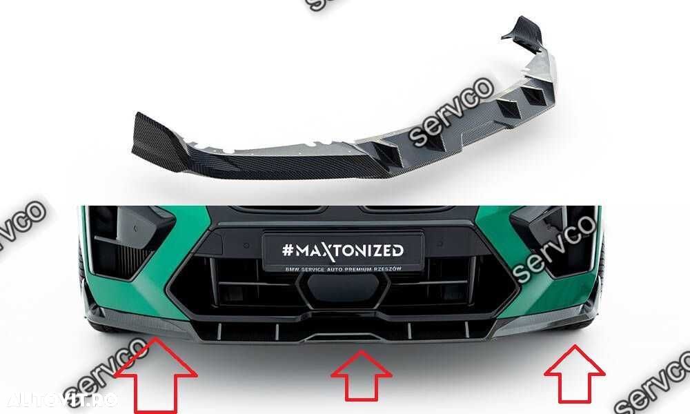 Prelungire bara fata Bmw X5 M F95 Facelift 2023- v6 - Maxton Carbon - 1