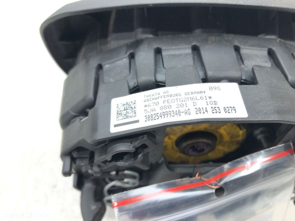 PODUSZKA POWIETRZNA KIEROWCY - 399.00 PLN - SKODA RAPID (NH3, NK3, NK6) 2012 - 2022 1.6 TDI 66 kW - 4