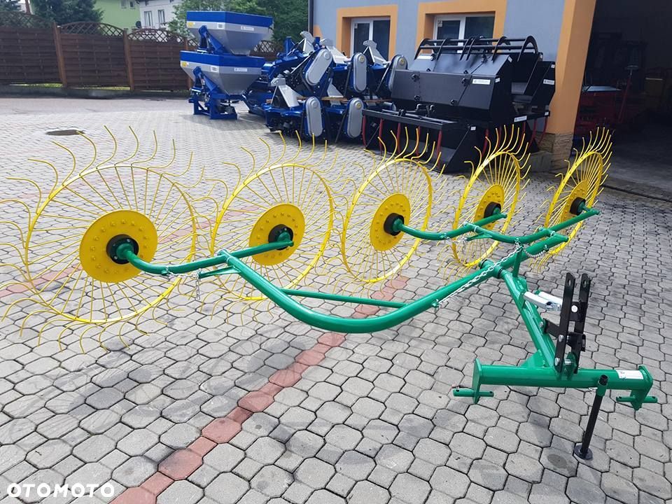 Koła grabiące do przetrząsaczo zgrabiarka gwiazdowa 4 lub 5 gwiazd - 5