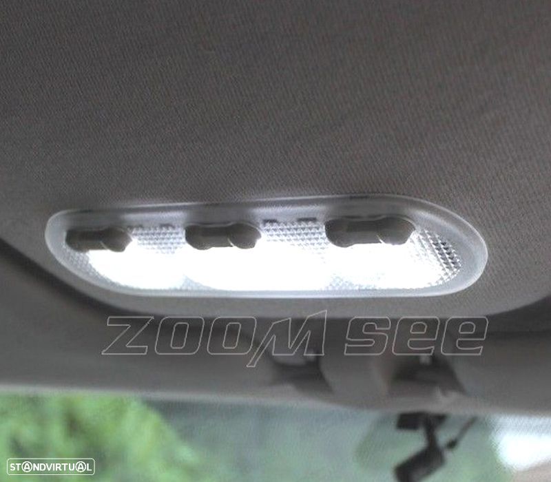 KIT COMPLETO DE 13 LAMPADAS LED INTERIOR PARA RENAULT SCENIC 1 I MK1 96-03 - 2