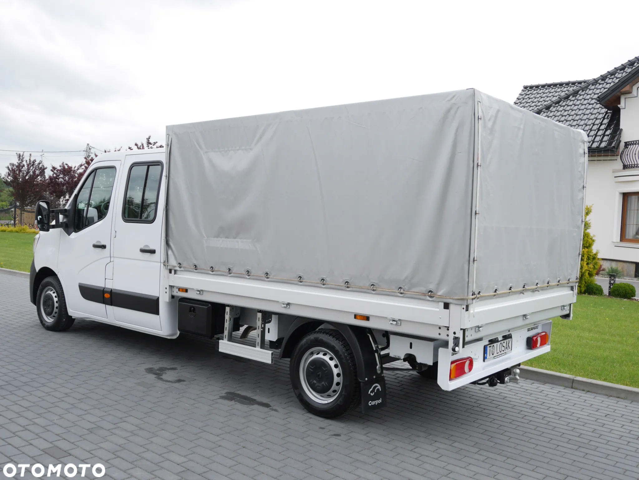 Renault Master Doka Brydadówka + Skrzynia Plandeka Salon PL - 9