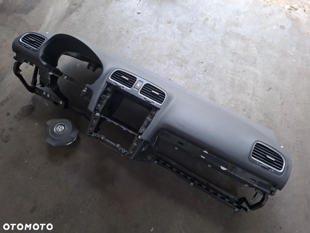 DESKA ROZDZIELCZA AIRBAG KONSOLA VW GOLF VI KOMPLET - 6