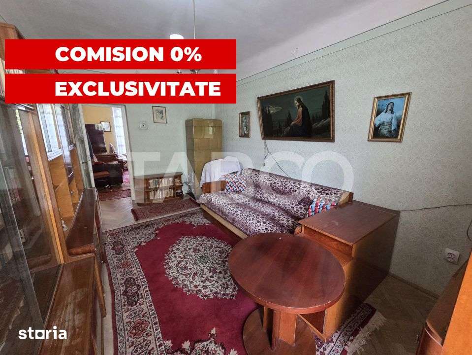 Apartament 2 camere semidecomandat 42 mp utili etajul 1 zona Negoiu — fotografia 1