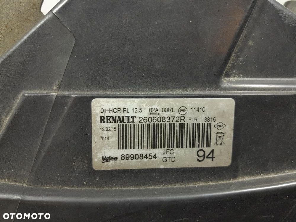 RENAULT ESPACE V 15- REFLEKTOR LEWY LAMPA PRZÓD  260608372R - 13