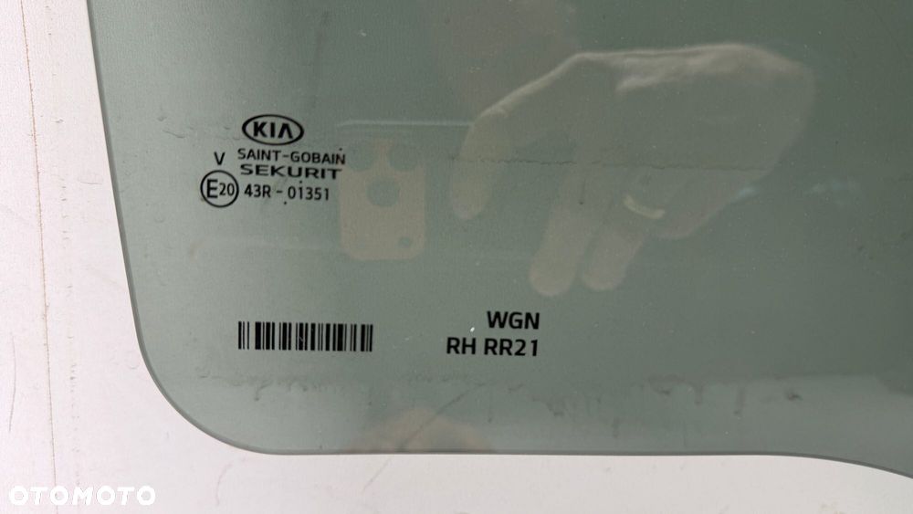 KIA CEED III KOMBI SZYBA DRZWI PEAWA PRAWY TYŁ TYLNA AS3 CIEMNA 17-21 - 2