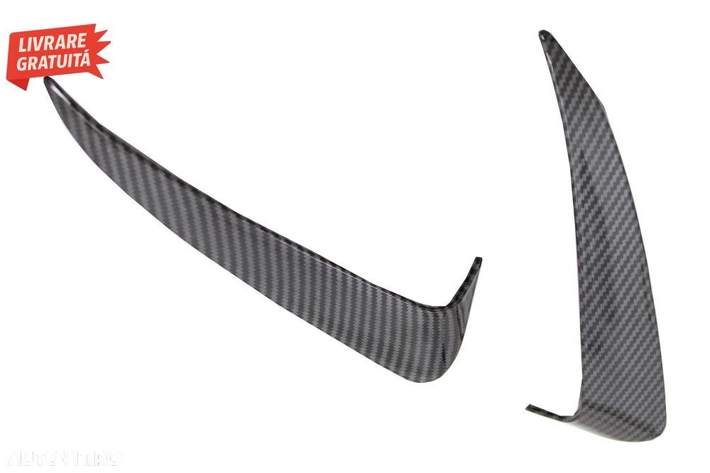 Ornamente Bara Spate Flapsuri Mercedes C Class W205 (2014-2020) Carbon Film- livrare gratuita - 3