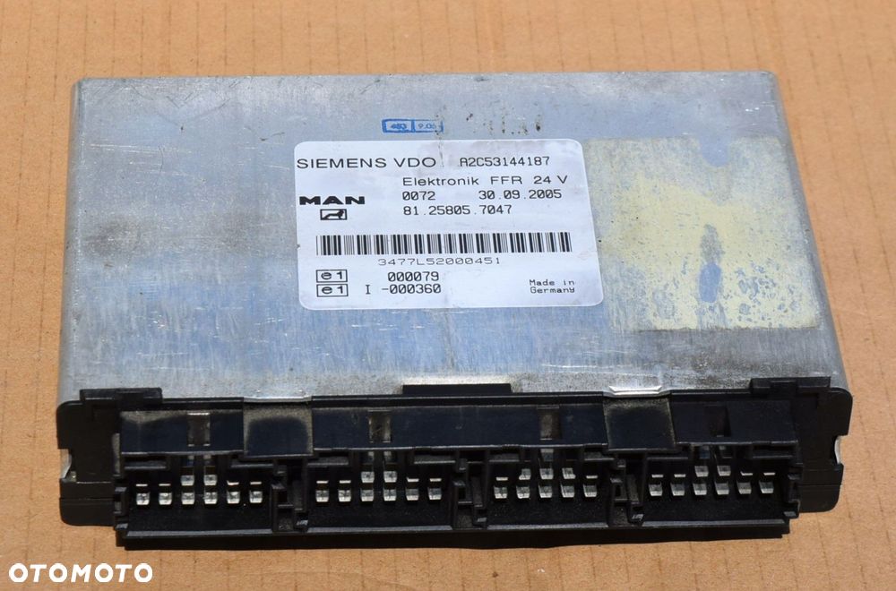 KOMPUTER/ STEROWNIK FFR MAN TGX TGS 81.25805. 7047 - 1