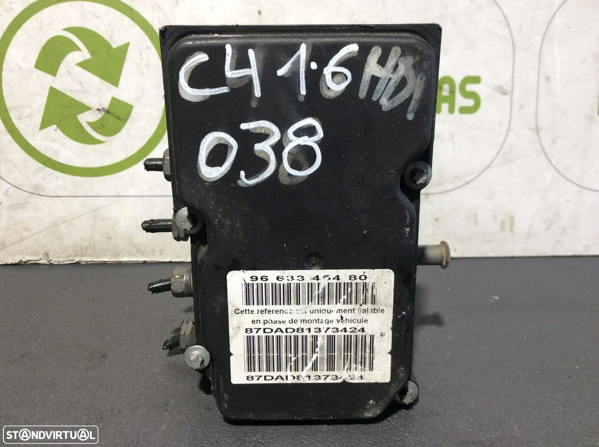 Modulo ABS Citroen C4 1.6HDi  966334548  0265800406 - 1