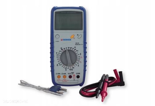 BERNER MULTIMETR CYFROWY 600 V 185139