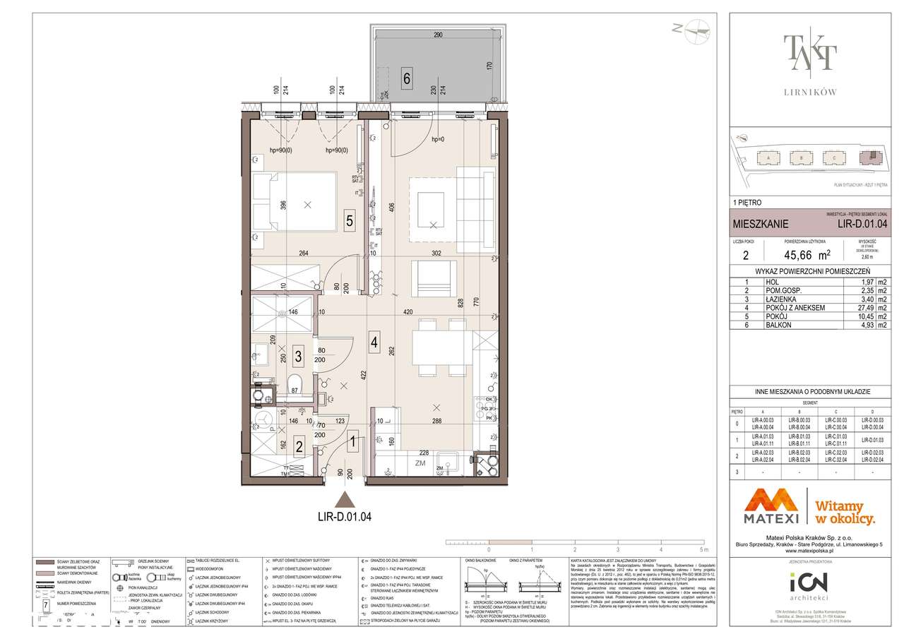 2-pokojowe mieszkanie 45m2 + balkon Bez Prowizji - Pełny obrazek: 2/14