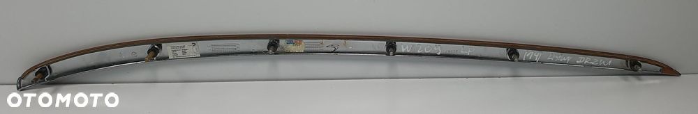 LISTWA BOCZKA TAPICERKI DRZWI LEWY PRZÓD DEKOR MERCEDES W209 A2097200122 - 6