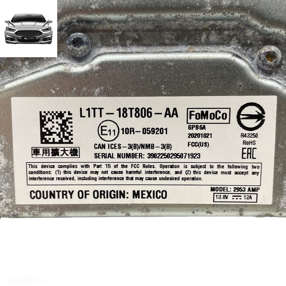 WZMACNIACZ AUDIO FORD PUMA MK2 L1TT-18T806-AA - 4
