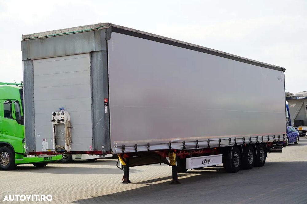 Fliegl MEGA CORTINĂ / REMORCA DIN OȚEL - 7 M / ACOPERIȘ CULISANT / PLATĂ JOSĂ - 3