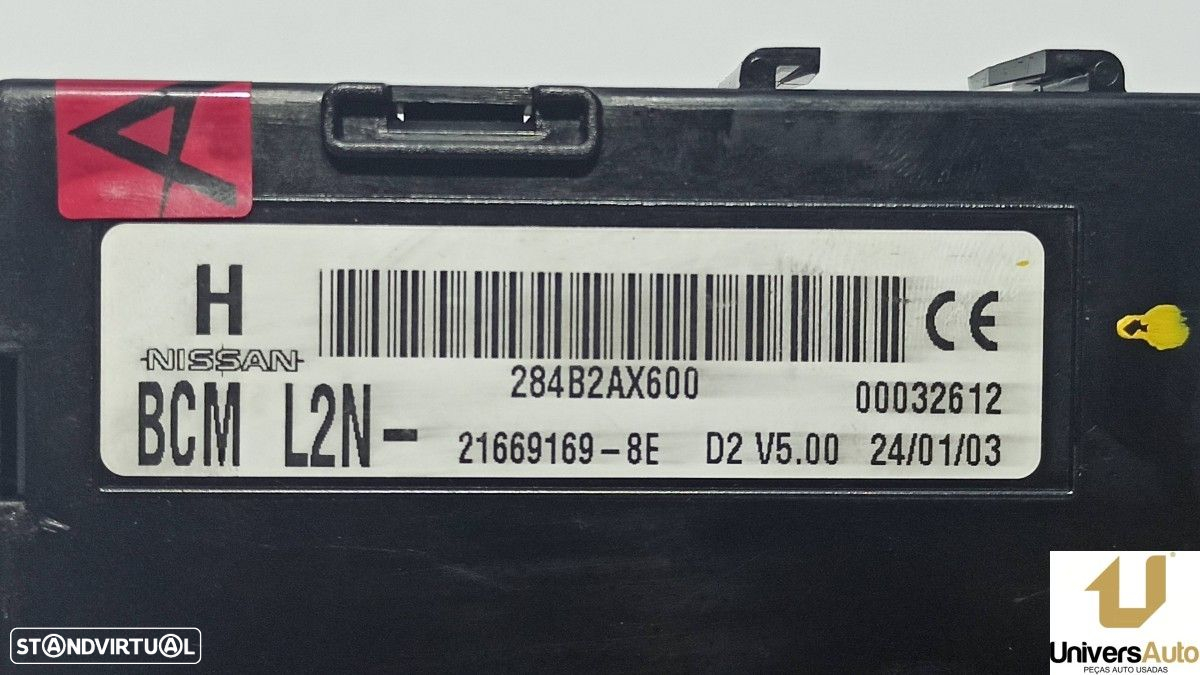 MÓDULO ELETRÓNICO NISSAN MICRA (K12E) ACENTA - 2
