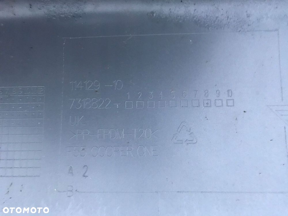 MINI COOPER ONE F56 14- ZDERZAK TYŁ DOKŁADKA ORG - 4