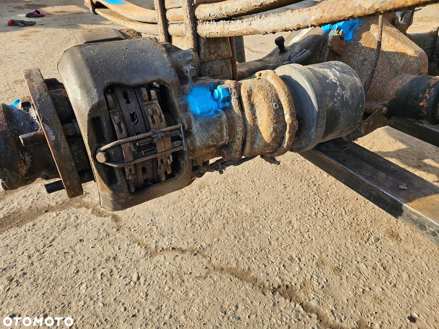 ZACISK TYLNY TYŁ PRAWY WABCO DAF LF 45 140 160 180 KM FELGI 17,5 06-13 rok - 1