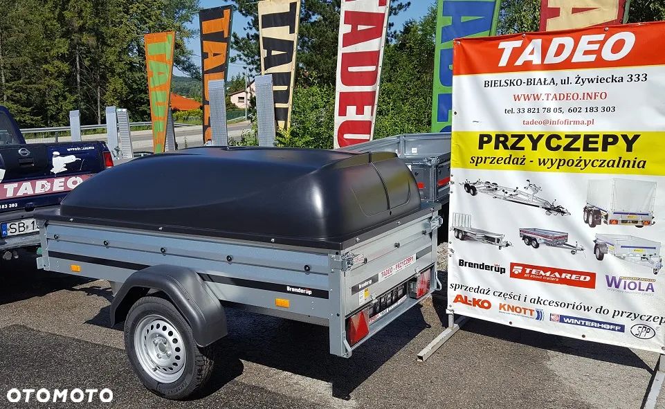 Brenderup 1205S uchylna + pokrywa ABS - 7