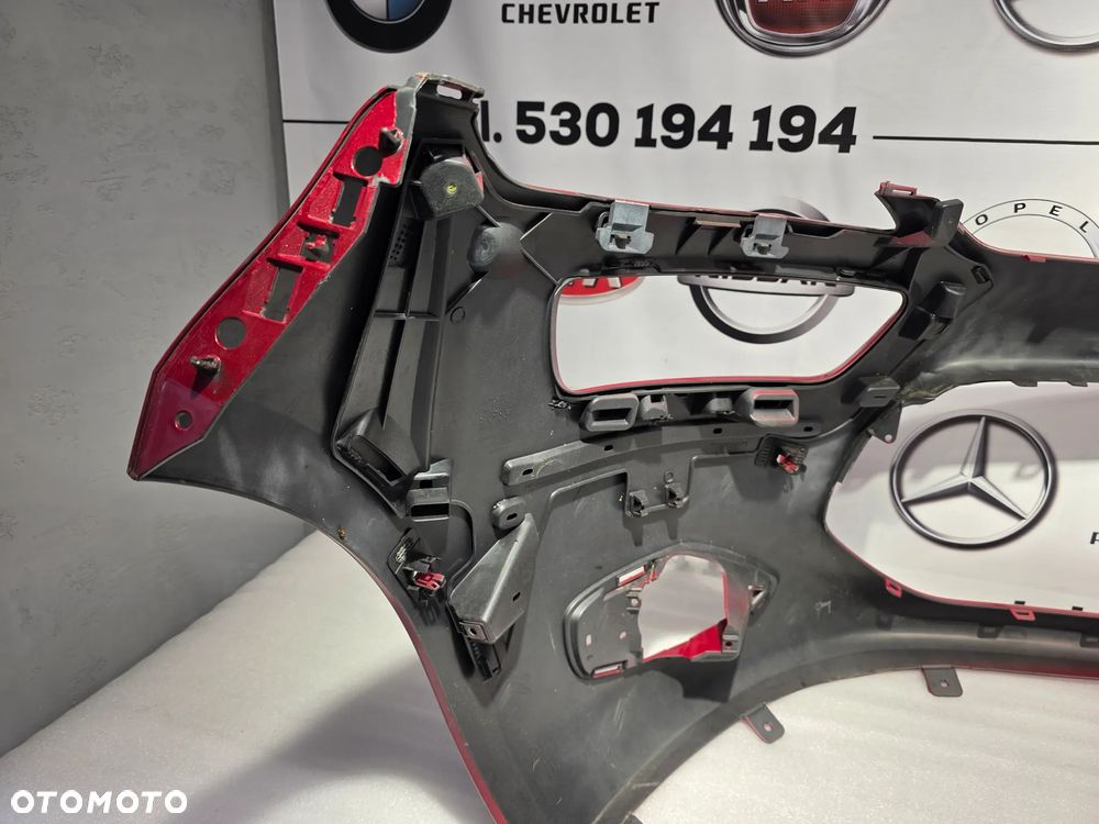 CITROEN C4 PICASSO II 13- ZDERZAK PRZEDNI PRZÓD , NA SPRYSKI + 6xPDC 6X PDC , ŁADNY , KOLOR BORDO METALIK , NR AA36186048 , NR AUKCJI NZ1496 - 21