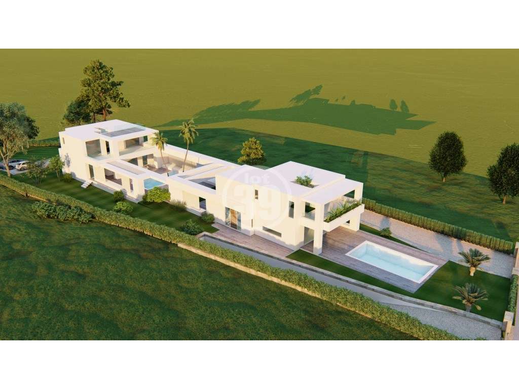 Terreno com Projeto Aprovado para 2 Moradias com Piscina | Açoteias... - Grande imagem: 3/16