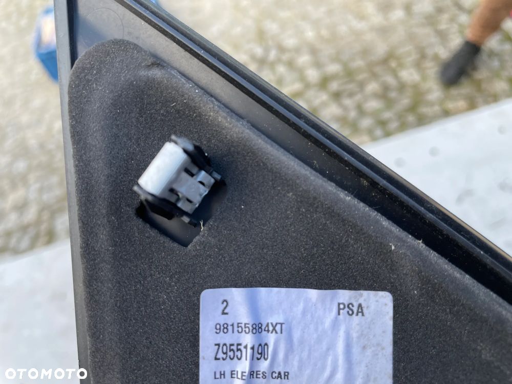 PEUGEOT EXPERT III 3 Citroen Jumpy Toyota LUSTERKO LEWE ZEWNĘTRZNE ORYGINAŁ  98155884XT 5 PIN - 3