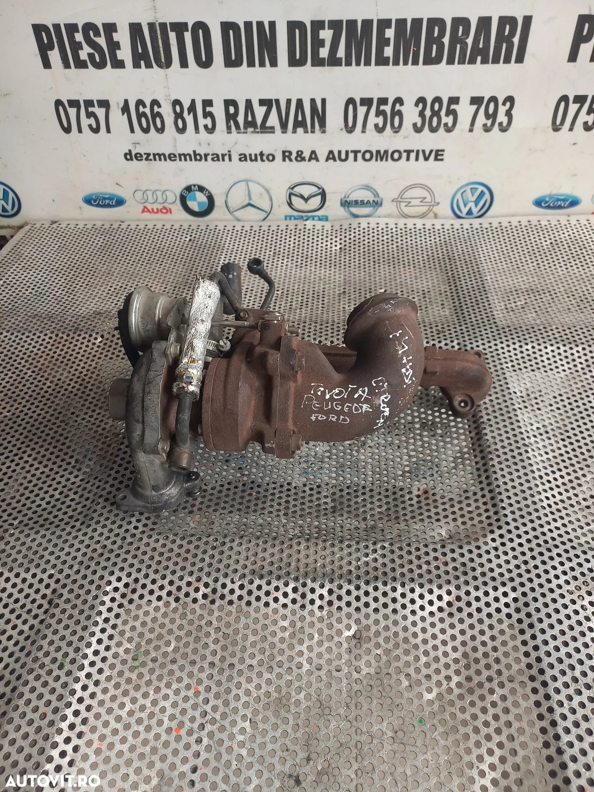 Turbo Turbina Ford Peugeot Citroen Toyota 1.4 Hdi Tdci Cod KP35- Fiesta C1 C3 Xsara Nemo 206 307 Et - 3