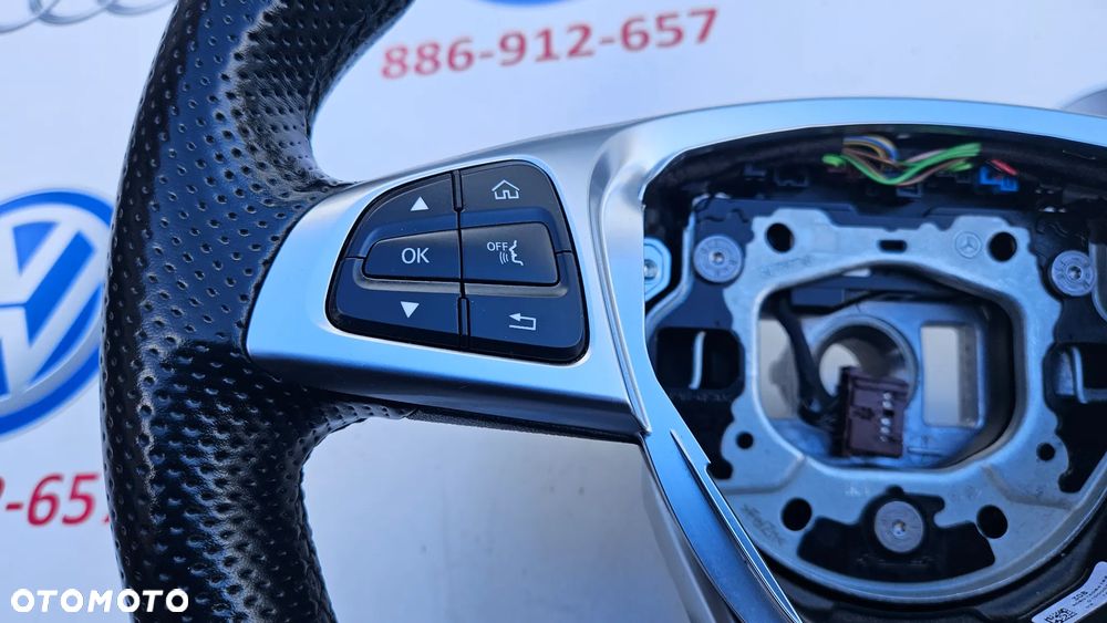 Mercedes GLC W253 X253 Kierownica AMG Łopatki A0004604003 Poduszka kierownicy Airbag IDEALNA - 13