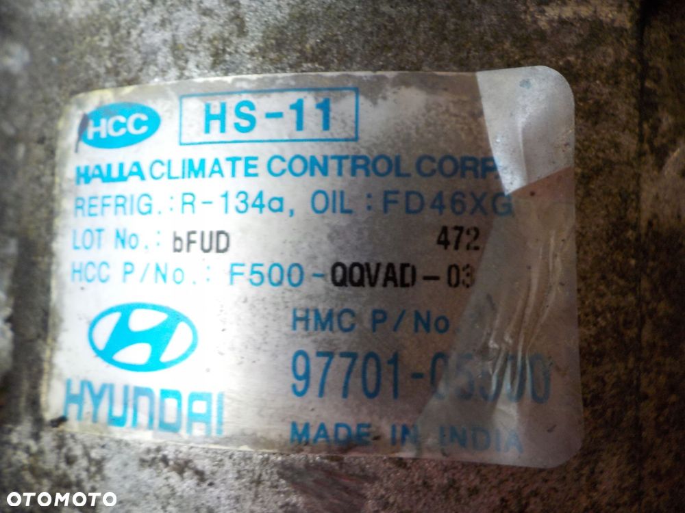 HYUNDAI ATOS SPRĘŻARKA KLIMATYZACJI 97701-05500 - 4