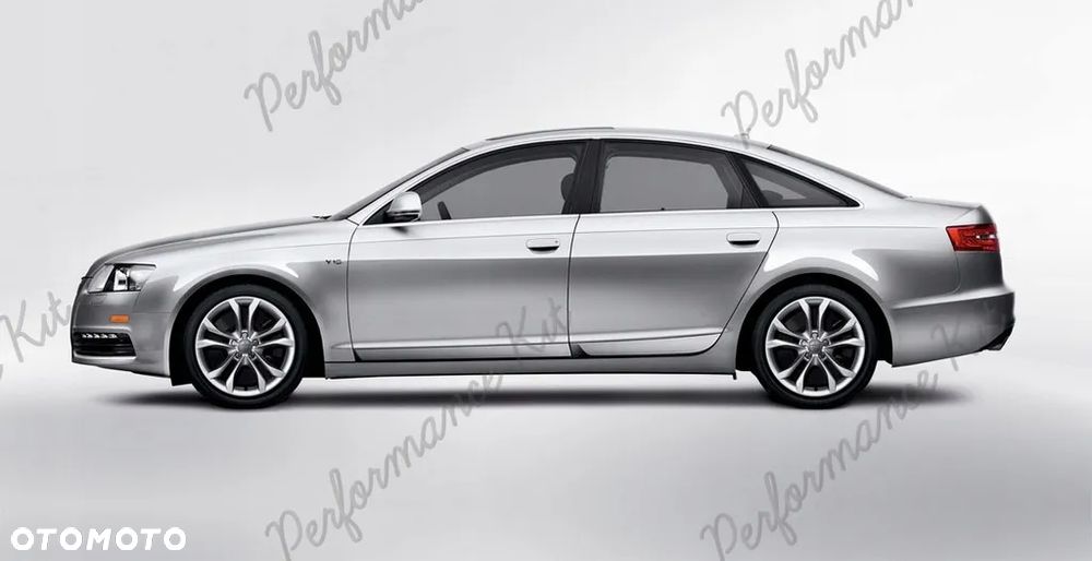 AUDI A6 C6 4F S6 RS6 - LISTWY NA DRZWI 4 SZTUKI PODKŁAD - 2