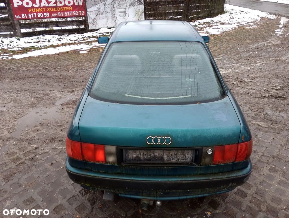 Audi 80 B4 (91-00r.) 2.0 B 88KM. Silnik ABT Skrzynia CGT pasuje do CDY/CCE/CCF/ATR  lakier LZ6P/L9.Cały na części. GWARANCJA !!!  Przód Tył Zestaw Komplet Drzwi Klapa Zderzak Błotnik Maska Grill Atrapa Szyba Pas Lampa Lusterko Boczki Fotel Kanapa Kokpit Deska Rozdzielcza Przełącznik Włącznik Sterownik Przewody Wiązka Instalacja Moduł Komputer Czujnik Listwa Pompa Alternator Wtryski Głowica Rozrusznik Kompresor Sprzęgło Dwumas Silnik Skrzynia ABS Klimatyzacji Paliwa Wspomagania Kolektor Turbina Przepustnica Zawór Chłodnica Koło Hak Belka Sanki Zawieszenie Mcpherson Półoś Amortyzator Wydech Tłumik Zacisk Most - 5
