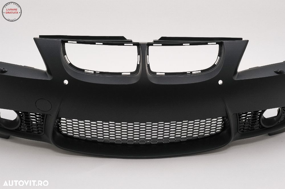 Bara Fata BMW Seria 3 E90 Sedan E91 Touring Non LCI (2004-2008) M3 Design SRA PDC- livrare gratuita - 3