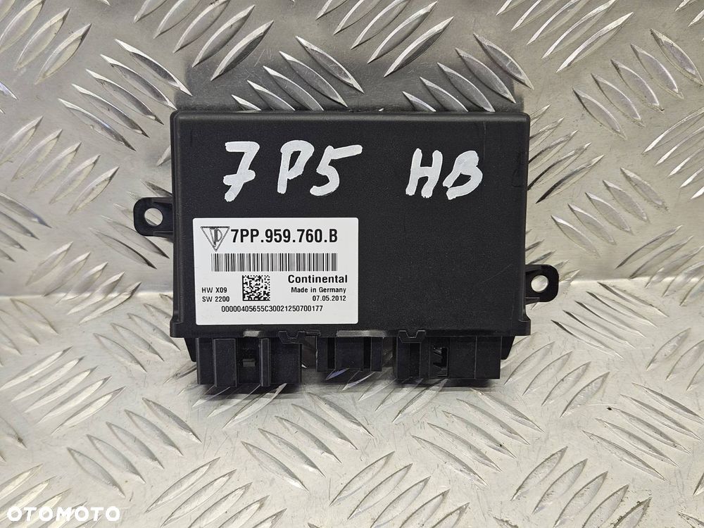 PORSCHE CAYENNE II 10-17R STEROWNIK MODUL FOTELA PRZOD 7PP959760 B - 1