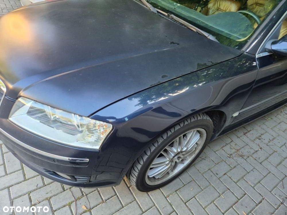 Przód Audi A8 D3 3.0 V6 TDI 02-08r. lz5d maska zderzak reflektory pas przedni z chłodnicami błotniki - 6