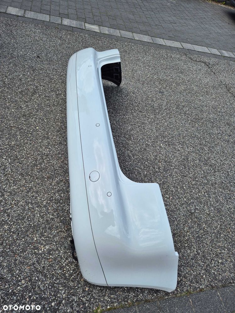 vw touran I zderzak tył tylny czujniki pdc LB9A  biały - 2