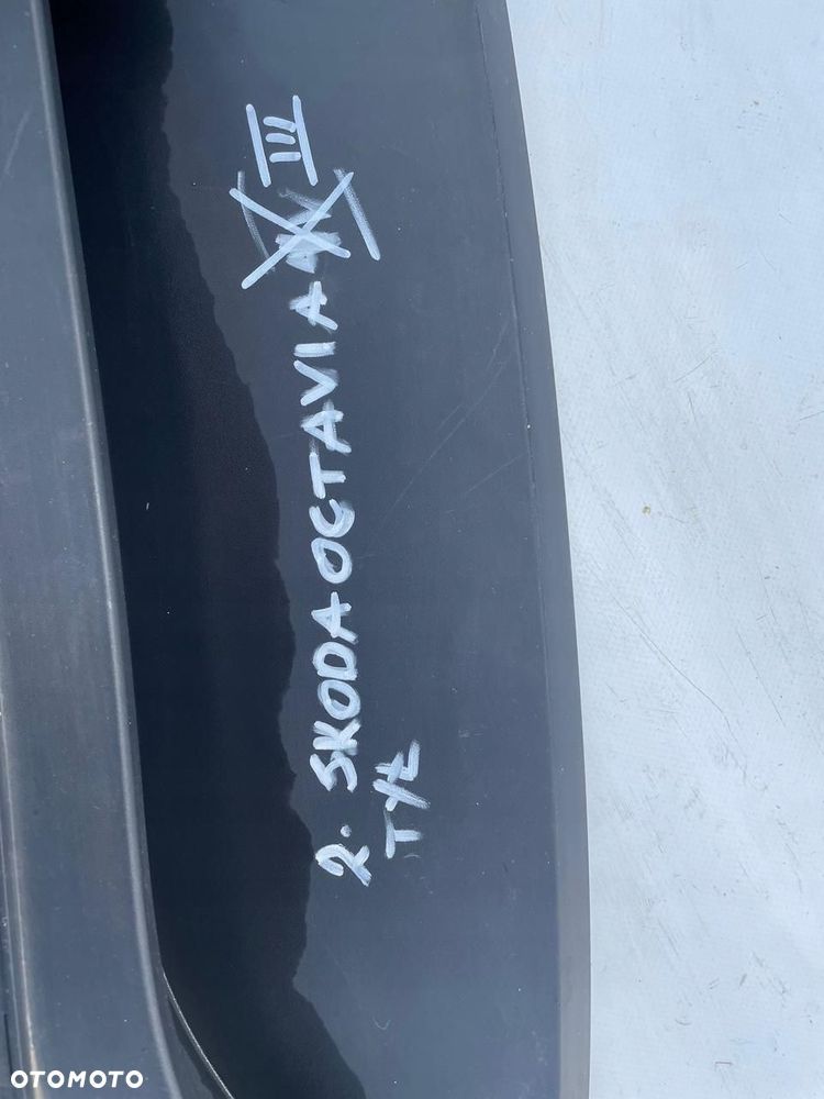 SPOJLER DOKŁADKA ZDERZAKA TYŁ TYLNA SKODA OCTAVIA III 5E6807521 - 6