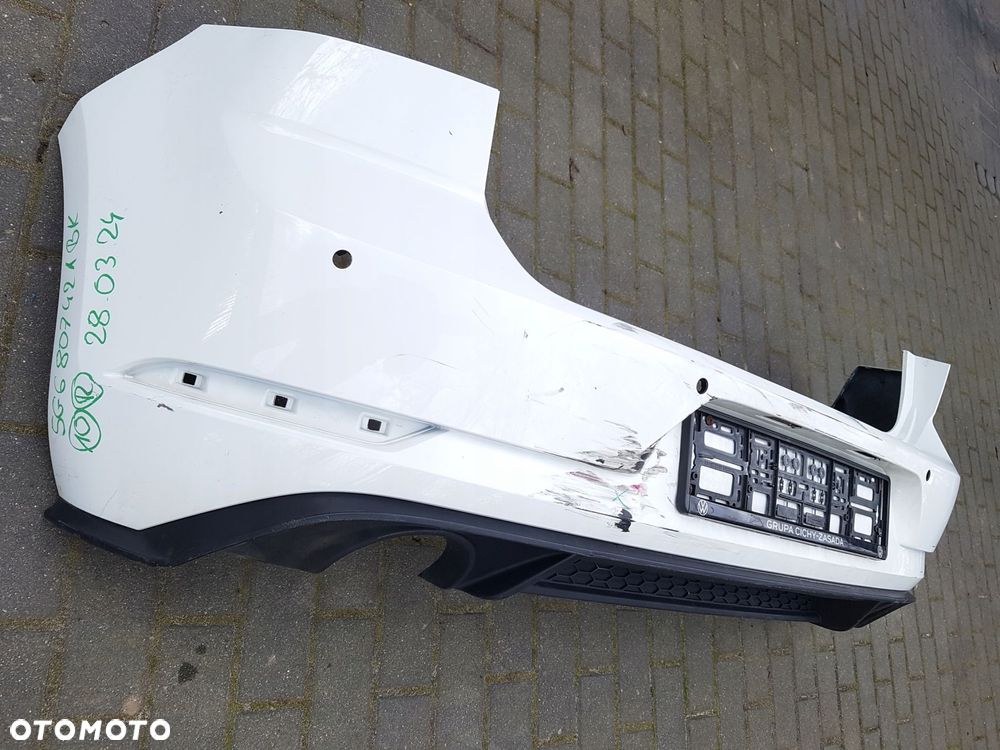 vw golf 7 hb lift gti gtd zderzak tył 5g6807421bk 4 pdc - 4