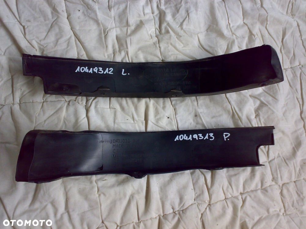 chevrolet corvette c5 97 - 04 spoiler listwa dolna zderzaka prawa lewa - 2