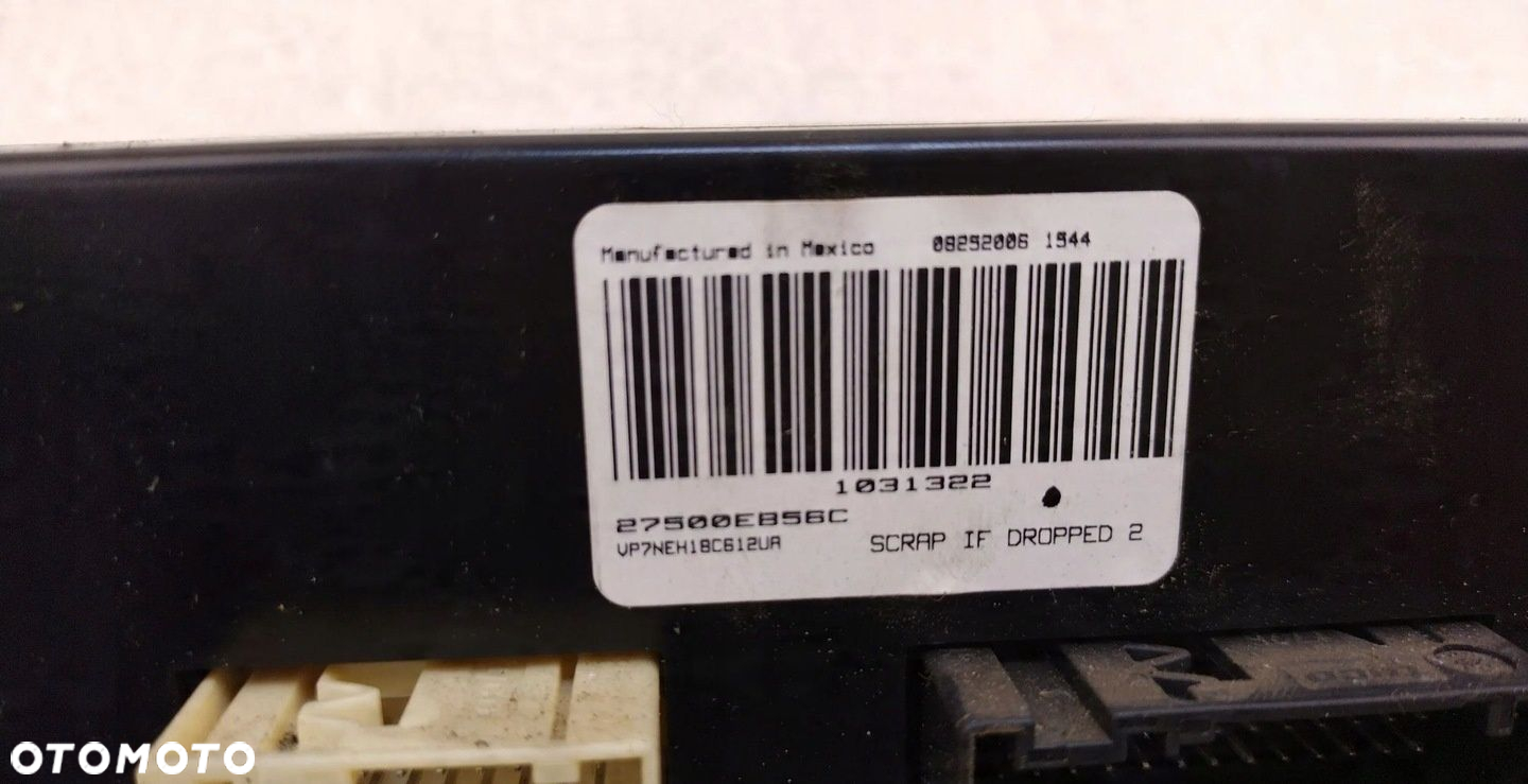 NISSAN NAVARA D40 PANEL NAWIEWU KLIMATYZACJI 27500-EB56C - 4