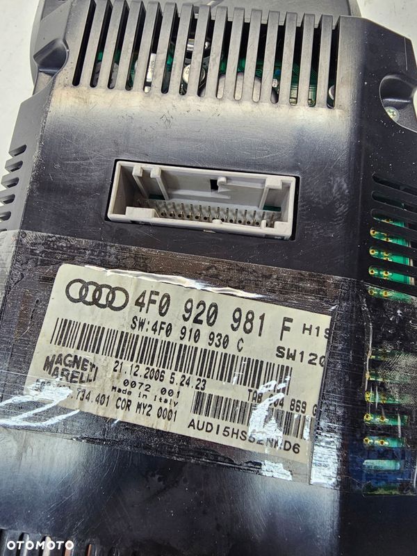 LICZNIK ZEGARY AUDI A6 C6 TDI 4F0920981F UK - 6