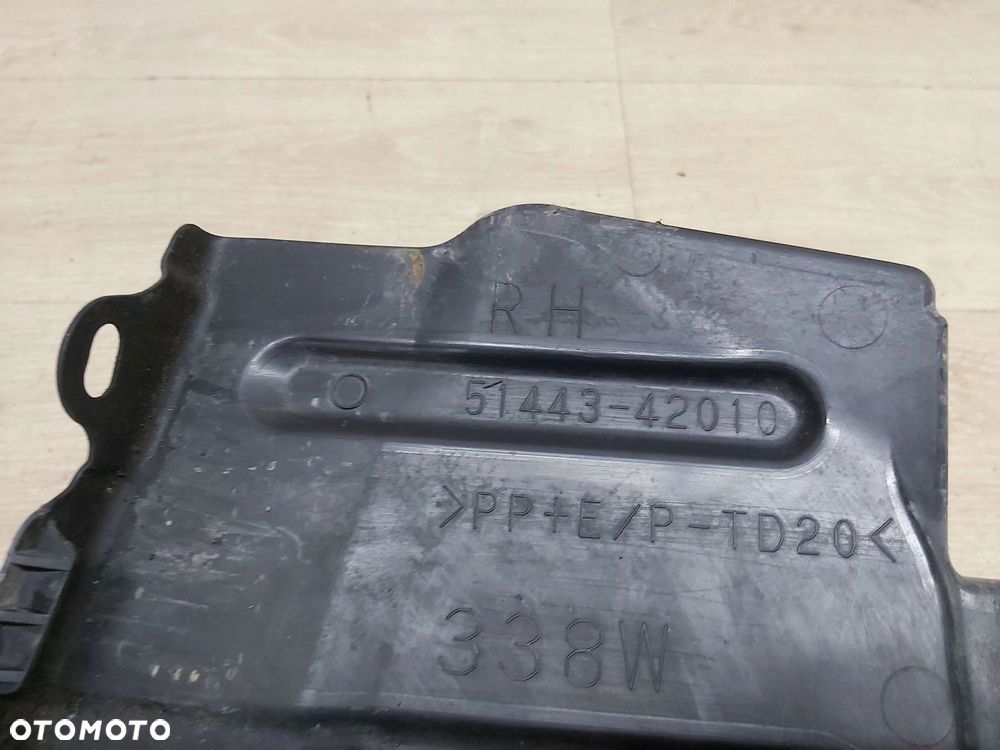 Toyota Rav4 IV XA40 13-18r osłona silnika dolna prawa 51443-42010 - 3