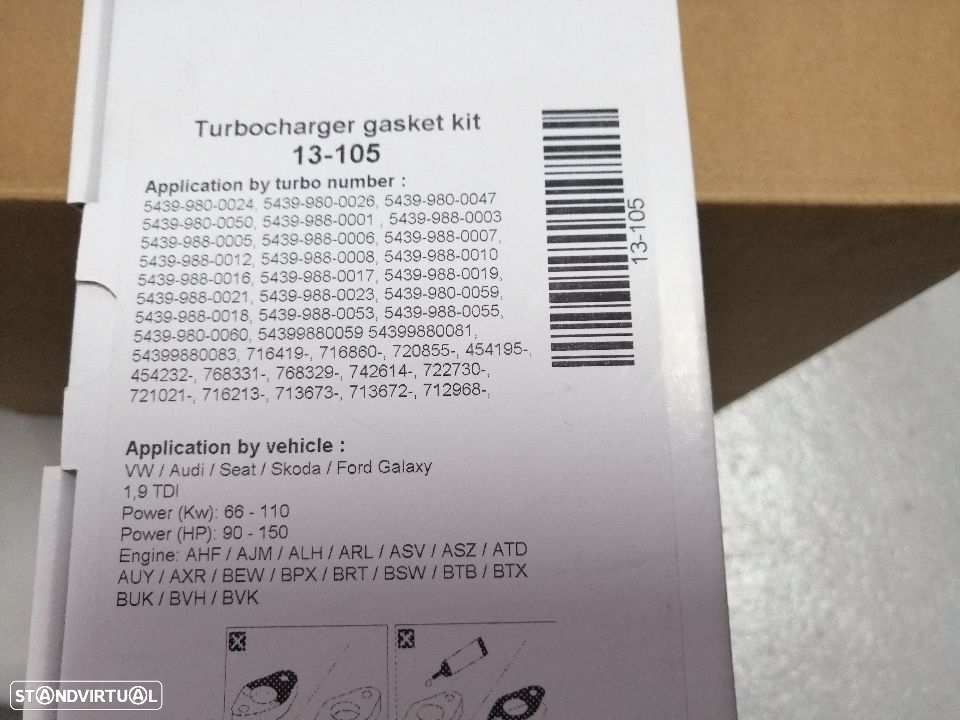 Turbo do Motor Vw Skoda Seat Audi 1.9 Tdi PD - 3