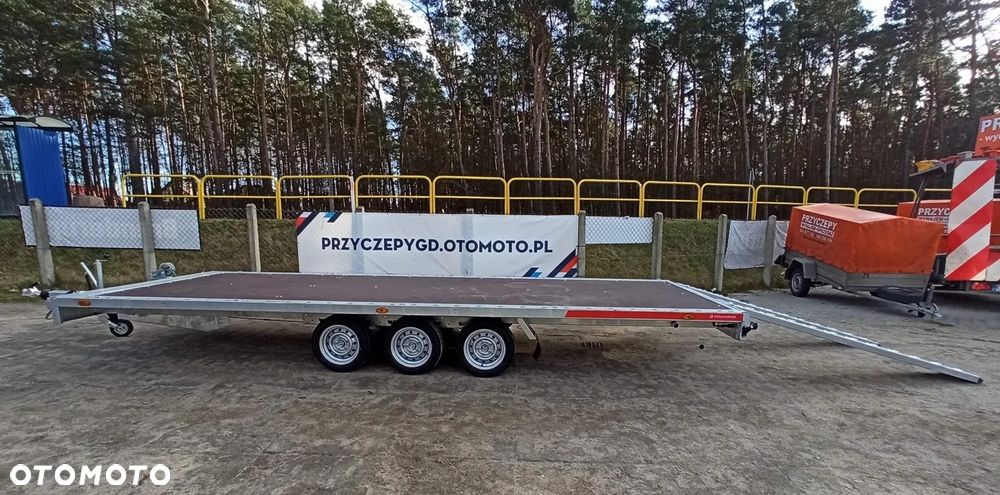 TEMARED CARPLATFORM 6021/3 osie 3,5T sklejka  wym. 590X211cm i inne, mocna - 11