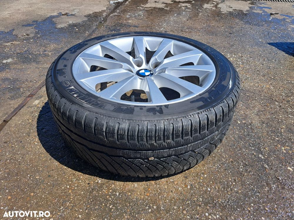 Janta Roata originala BMW pe 18 Style V-Spoke 328 8Jx18 ET30 distanta prezoane 5x120 - 2