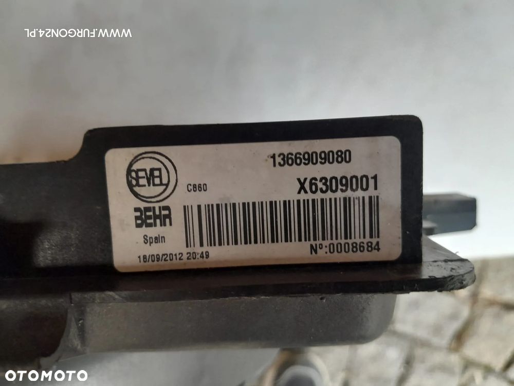 WENTYLATORY CHŁODNICY OBUDOWA WENTYLATORÓW DUCATO JUMPER BOXER 06- 1366909080 NO 142/026 - 2