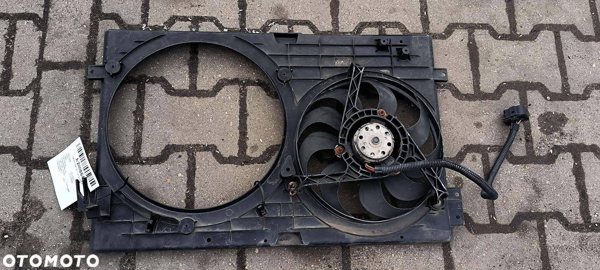 WENTYLATOR CHŁODNICY CITROEN BERLINGO 1J0121207M - 1