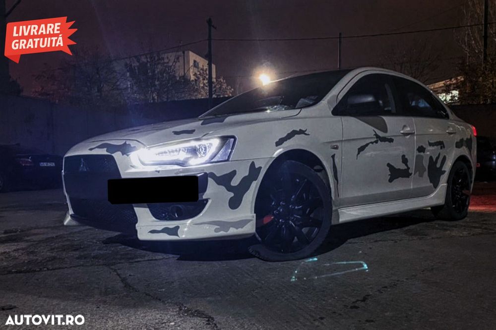 Faruri LED DRL Mitsubishi Lancer (2007-2017) Dual Projector Semnal Secvential Dina- livrare gratuita - 8