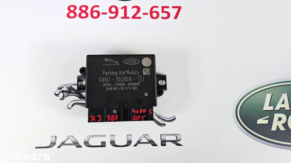 Jaguar XJ 351 LIFT 2015-2019 Moduł parkowania Sterownik PDC przód i tył 4x GX63-15C859-DJ - 1