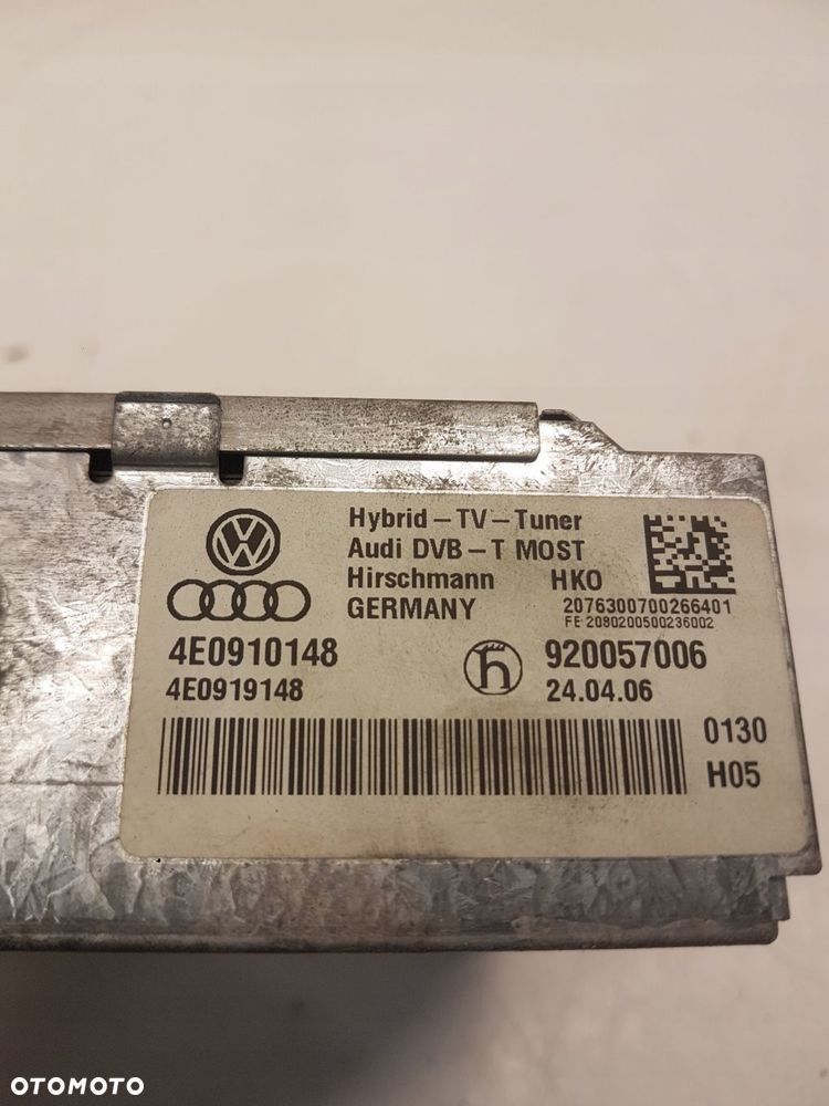 TUNER TV DVBT HYBRID AUDI 4E0910148 - 4