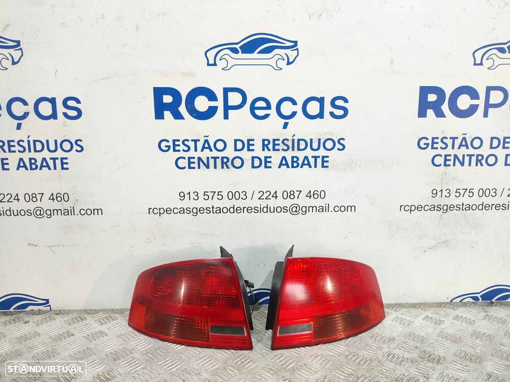 Farolins traseiros trás direito esquerdo originais Audi A4 B7 Sedan Carro de 2004 a 2008 - 1