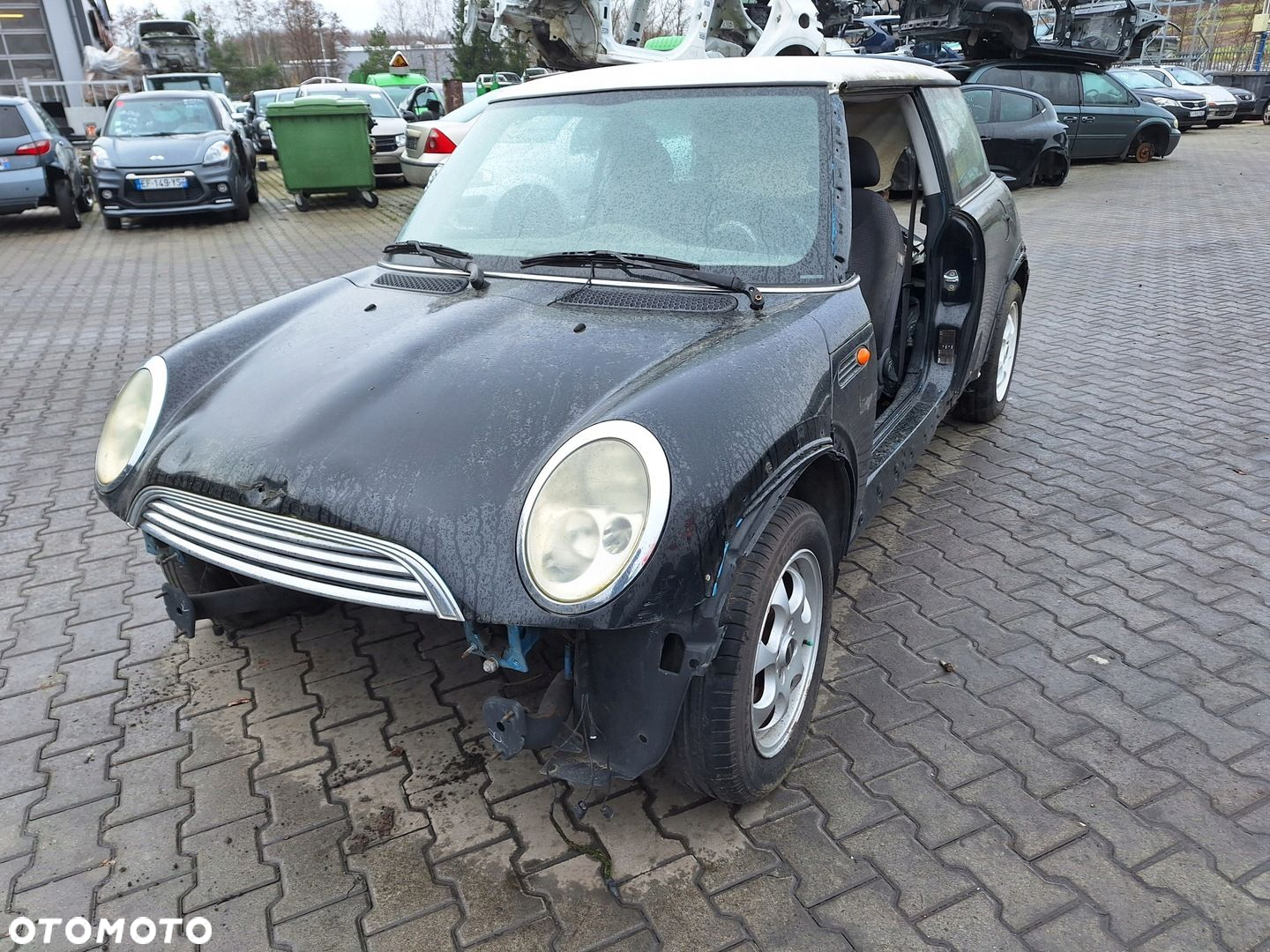 MINI ONE COOPER R50 R52 MASKA POKRYWA KLAPA SILNIKA GRILL - 16